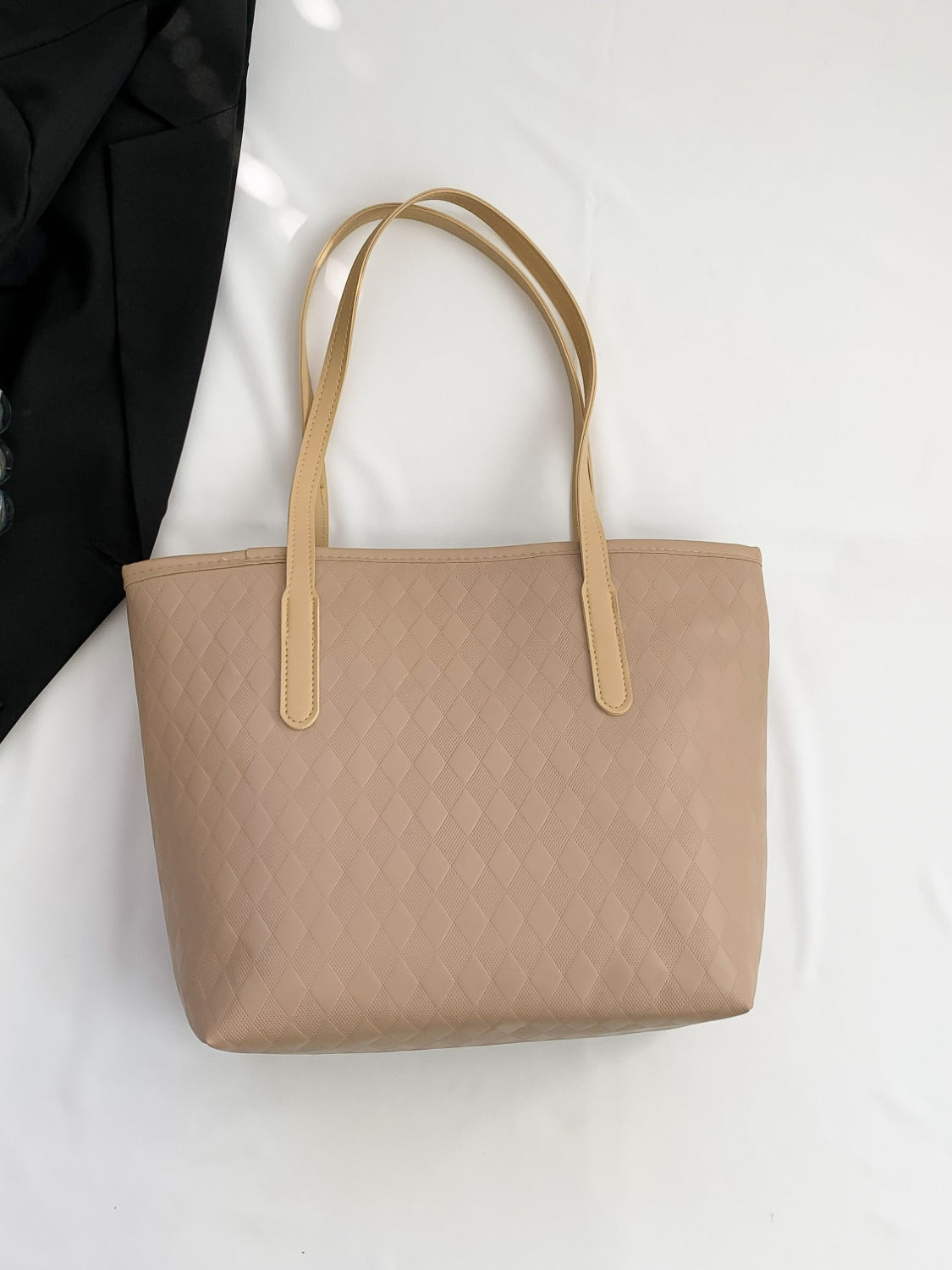 PU Leather Large Tote Bag Bags JT's Designer Fashion