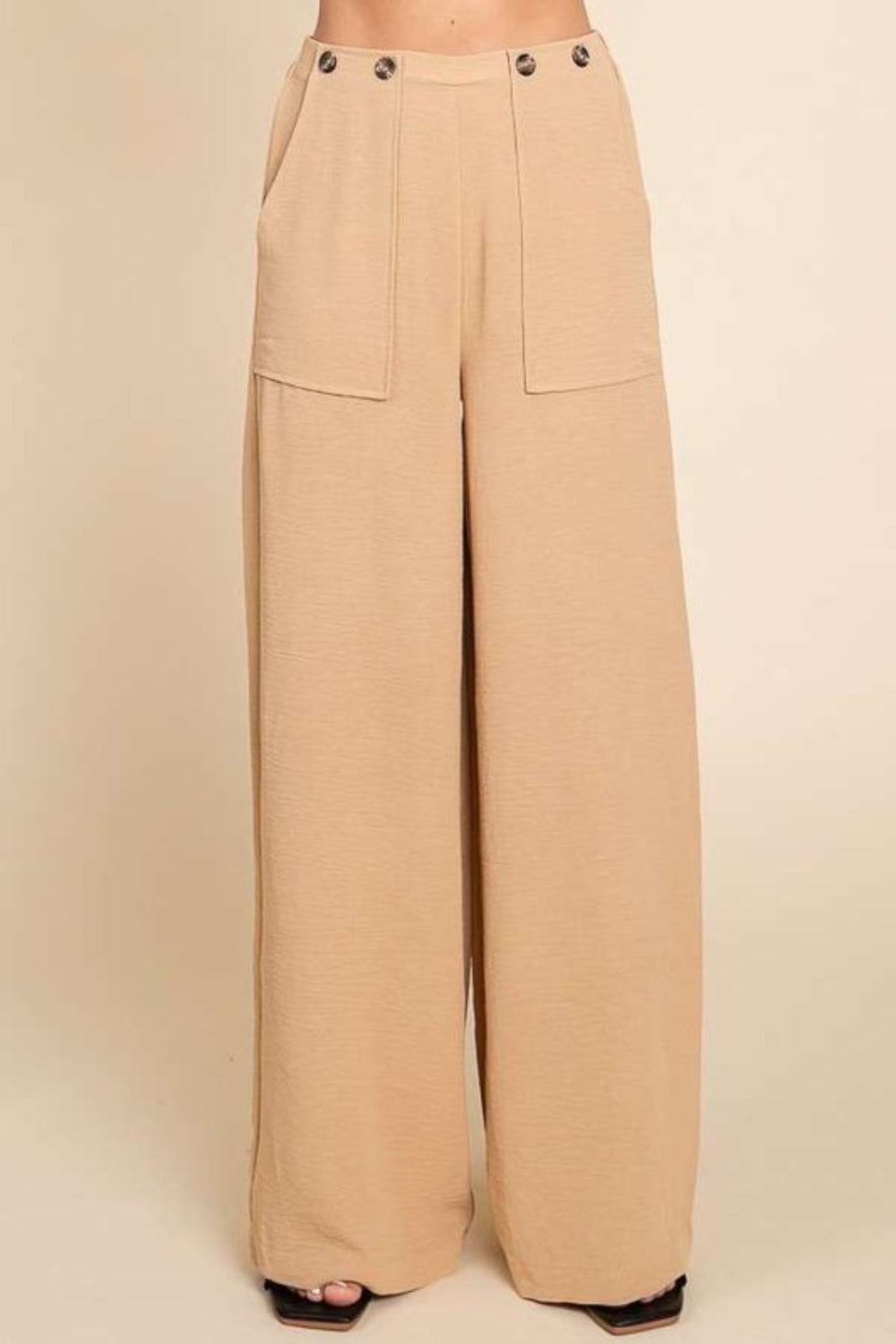 Culture Code Full Size High Waist Wide Leg Cargo Pants pants JT's Designer Fashion