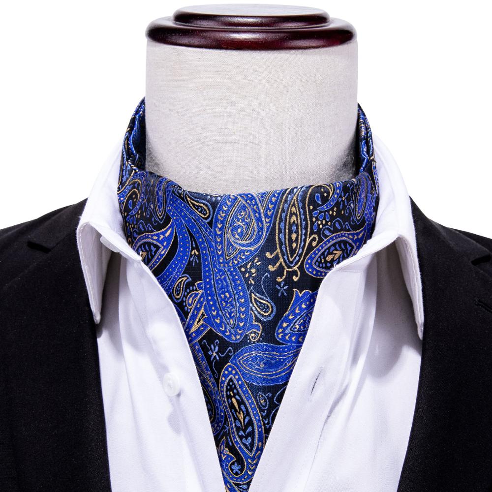 Silk Cravat Ascot Tie Set For Men AS-004 Men's Accessories JT's Designer Fashion