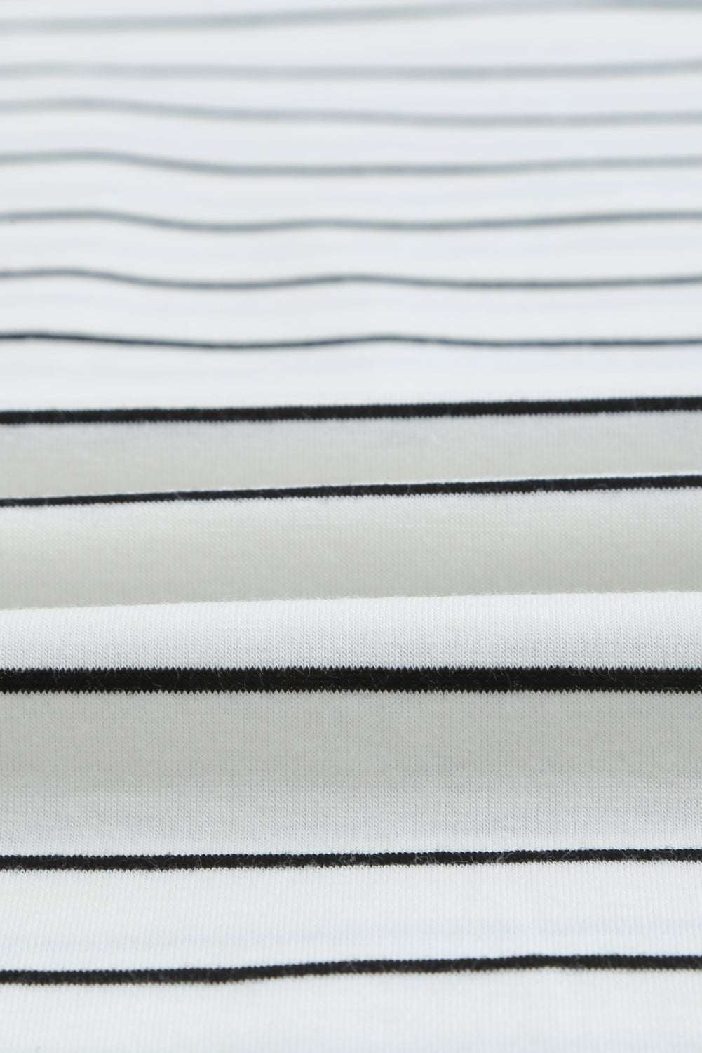 Striped V Neck Long Sleeve Top Long Sleeve Tops JT's Designer Fashion