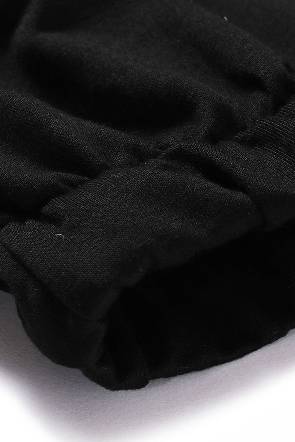 Black Halloween Letter Pumpkin Print Elastic Waist Men's Pants Men's Pants JT's Designer Fashion