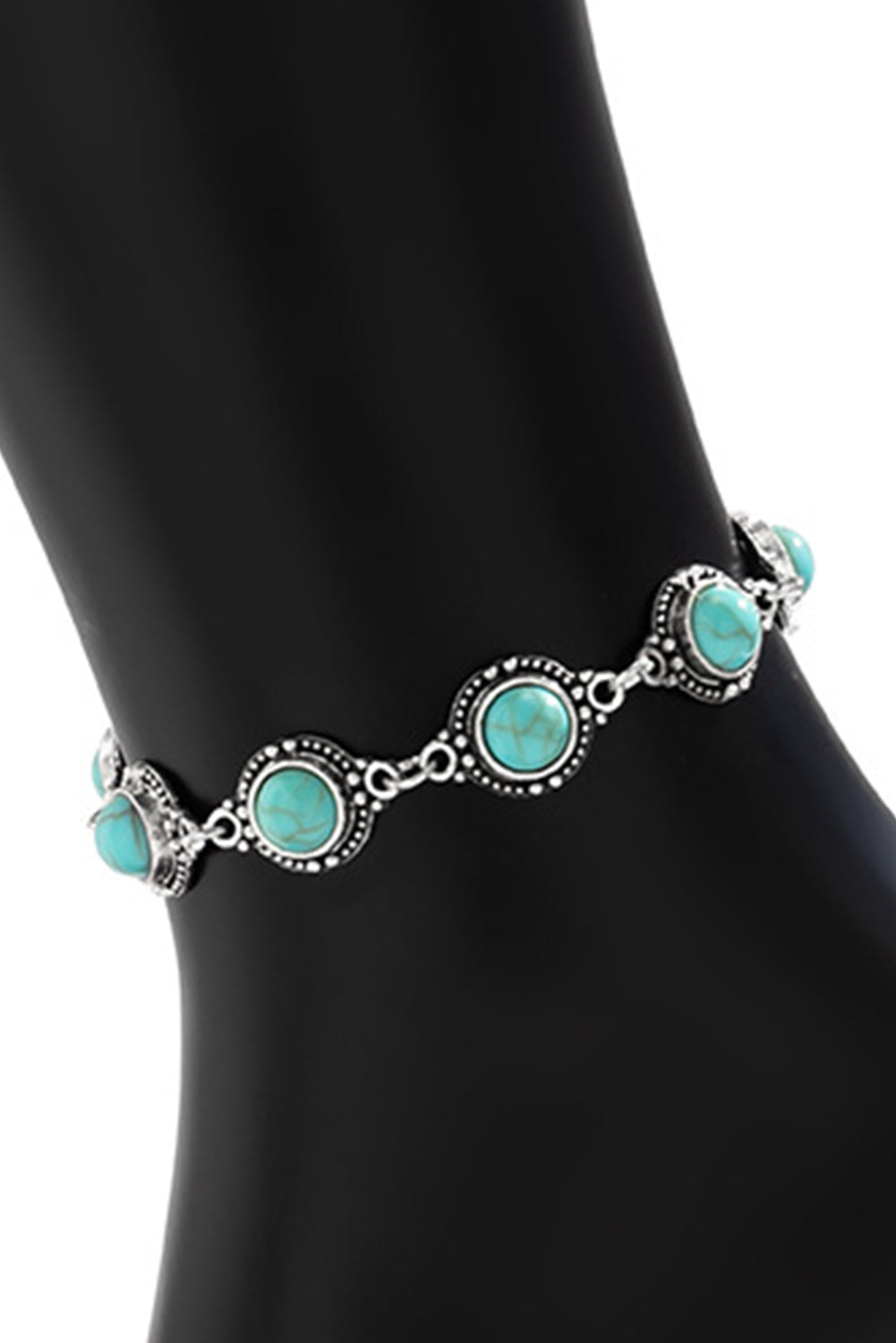 Mint Green Bohemia Natural Turquoise Anklet Jewelry JT's Designer Fashion