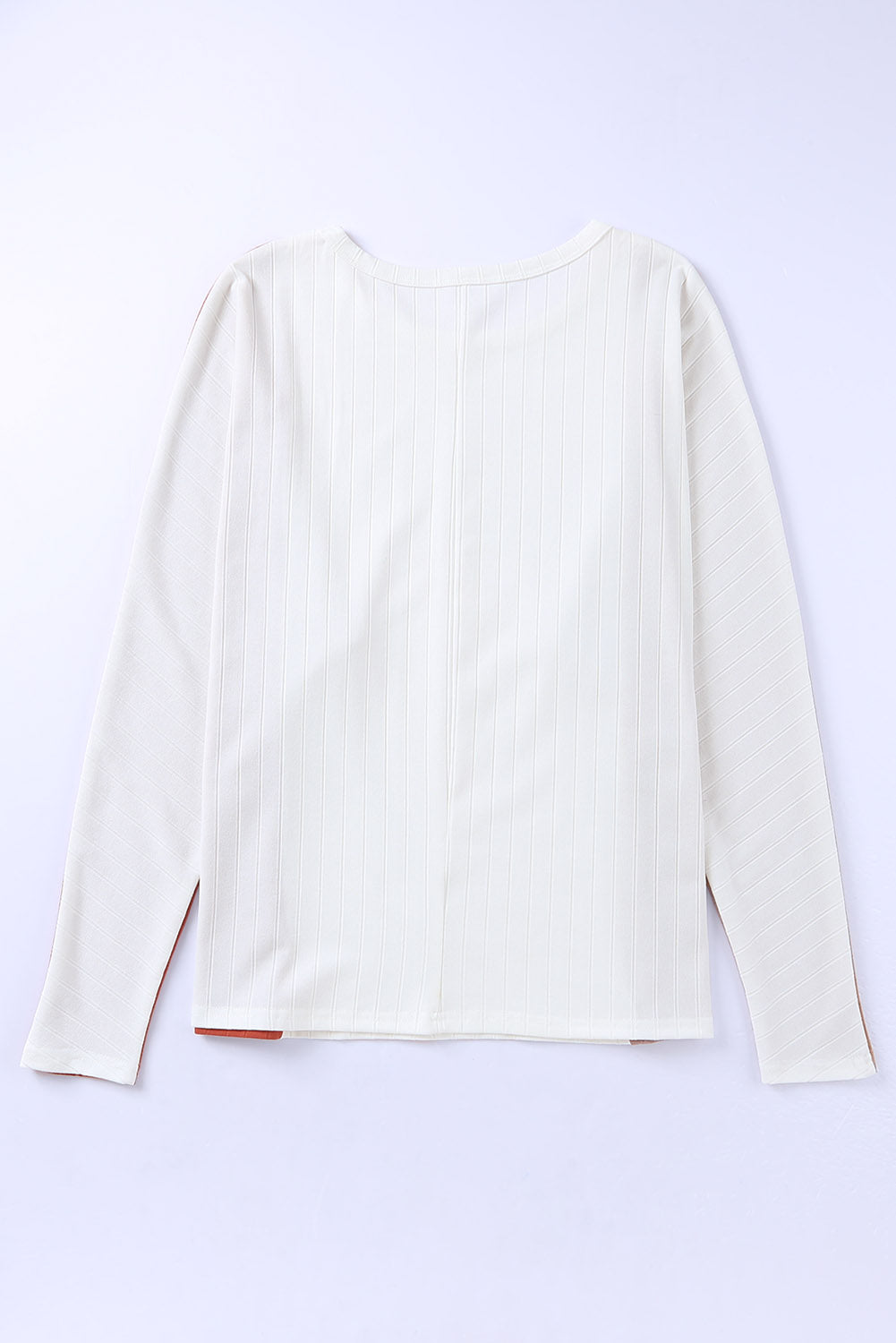 Apricot Colorblock Dolman Knit Top Long Sleeve Tops JT's Designer Fashion