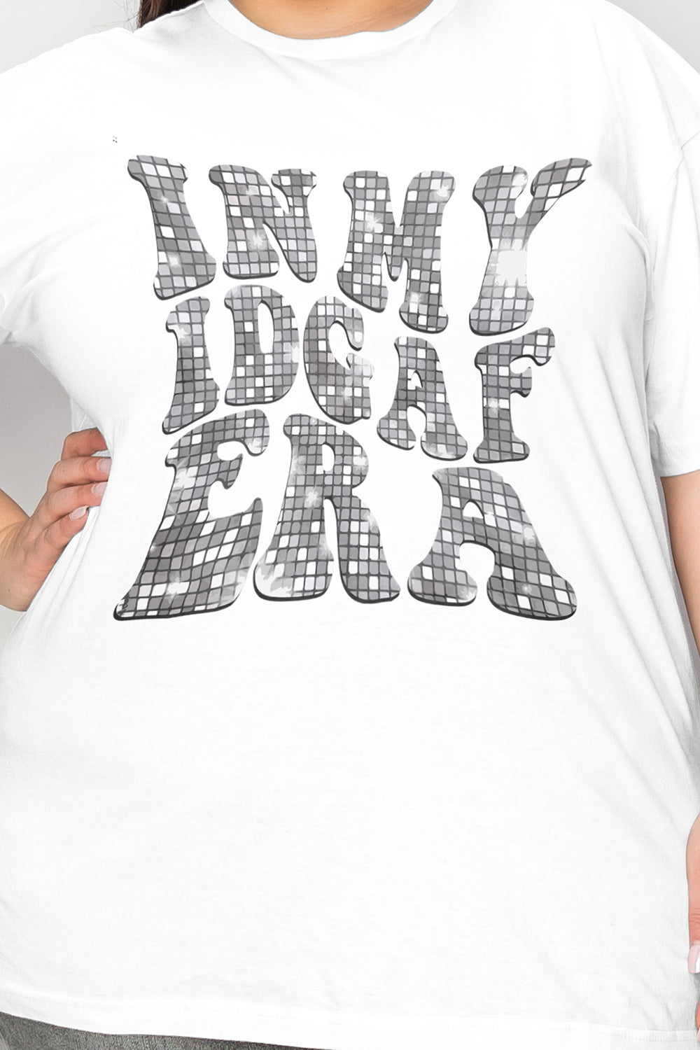 Simply Love Full Size IN MY IDGAF ERA Graphic T-Shirt Graphic Tees JT's Designer Fashion