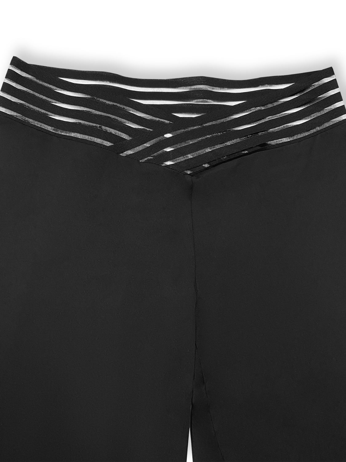 Plus Size V-Waistband Bootcut Pants Plus Size Pants JT's Designer Fashion
