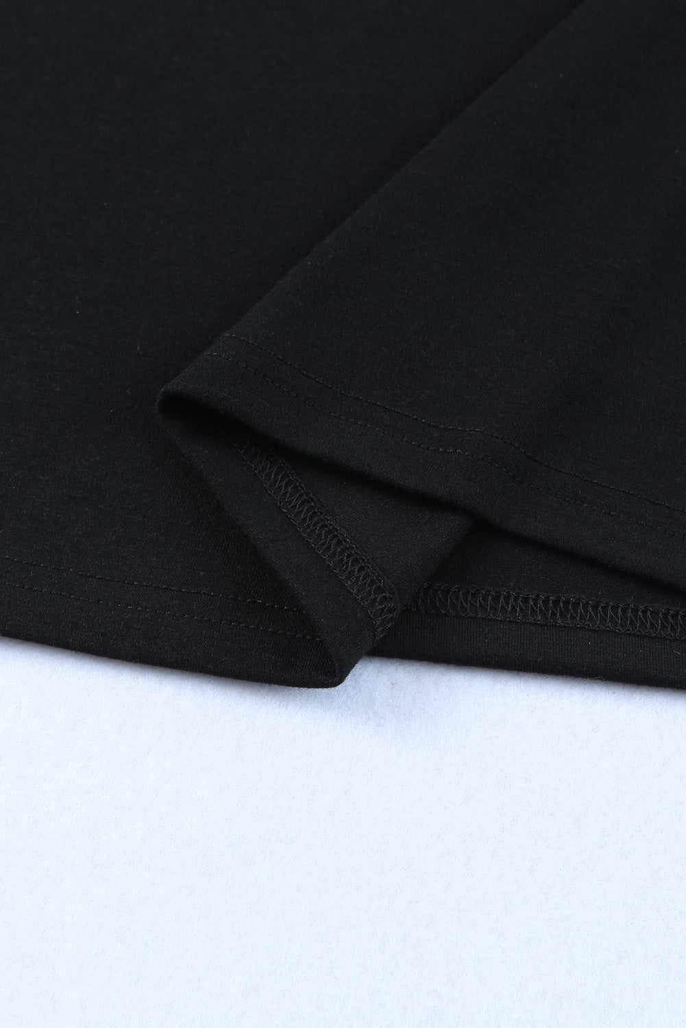 Black Off Shoulder Plaid&Leopard Print Long Sleeve Top Long Sleeve Tops JT's Designer Fashion