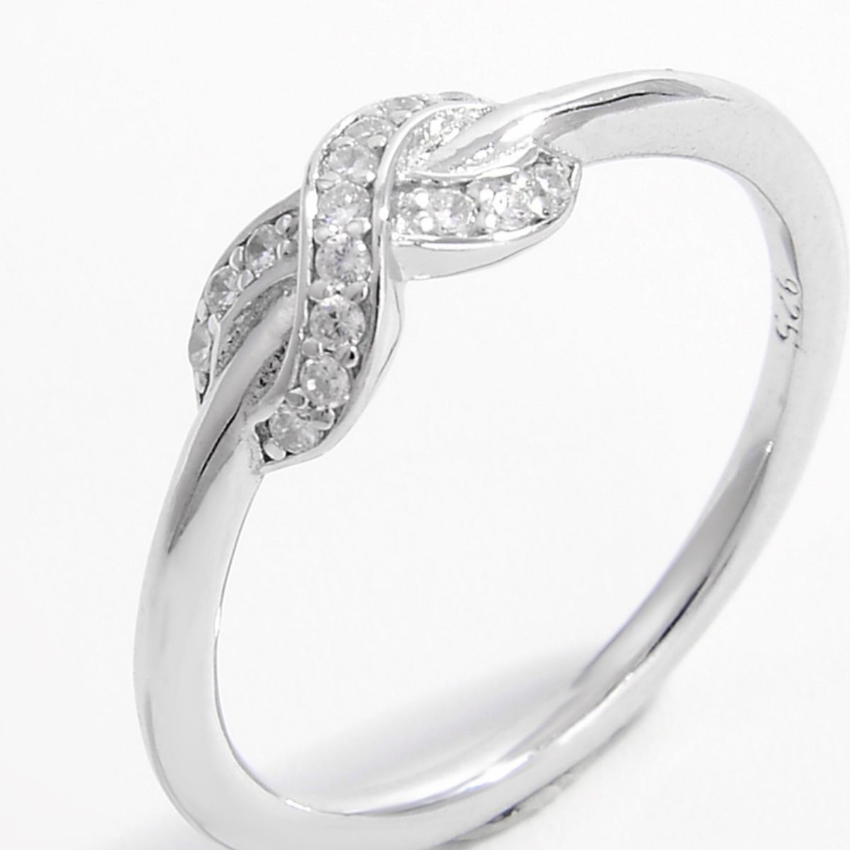 925 Sterling Silver Zircon Geometric Ring Jewelry JT's Designer Fashion