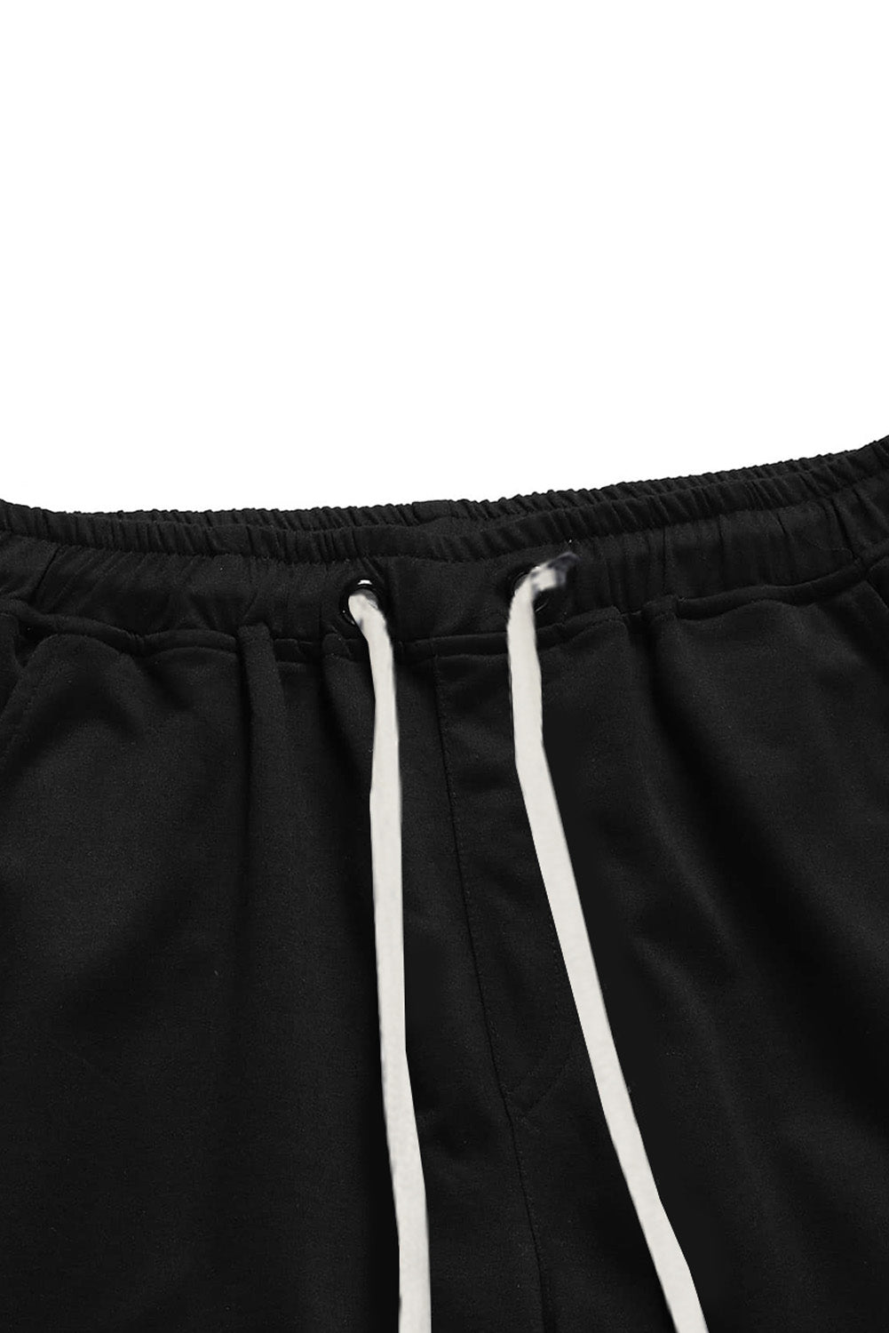 Black Clover Print Pocket Drawstring Waist Men's Sweatpants Men's Pants JT's Designer Fashion