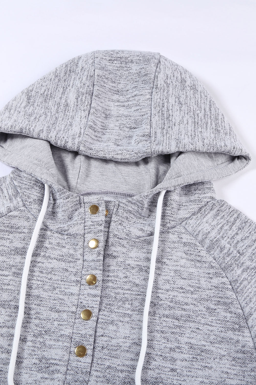 Pocket Design Buttoned Casual Hoodie Sweatshirts & Hoodies JT's Designer Fashion
