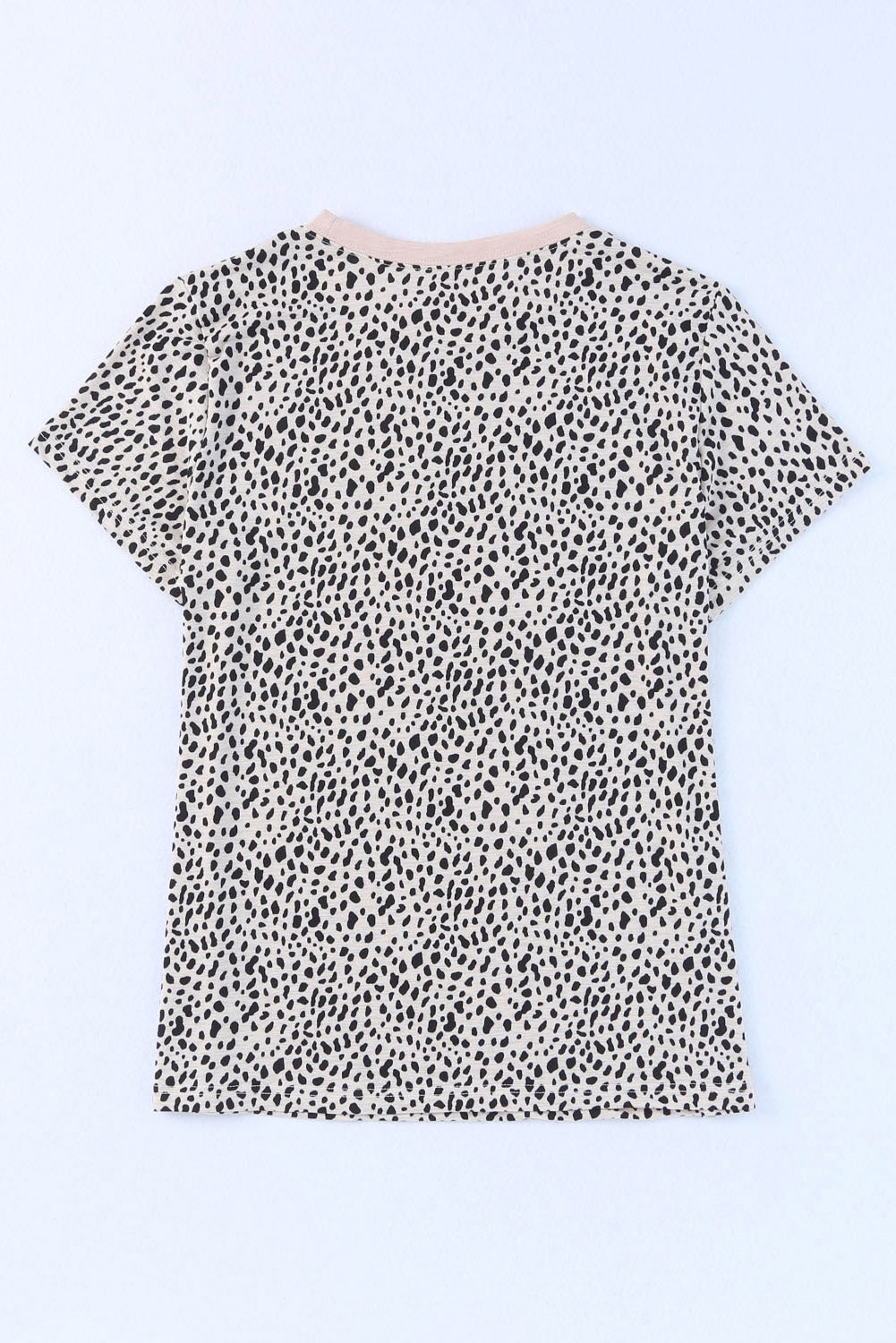 Apricot Leopard MAMA Graphic Crew Neck T Shirt Graphic Tees JT's Designer Fashion