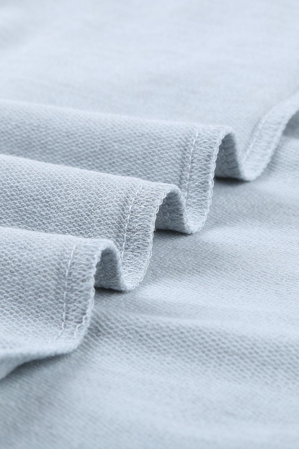 Gray Buffalo Plaid Long Sleeve Sweatshirt Sweatshirts & Hoodies JT's Designer Fashion