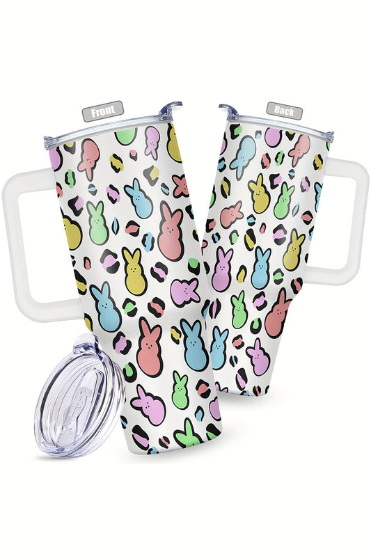 White Easter Bunny Thermal Cup 1200ML Tumblers JT's Designer Fashion