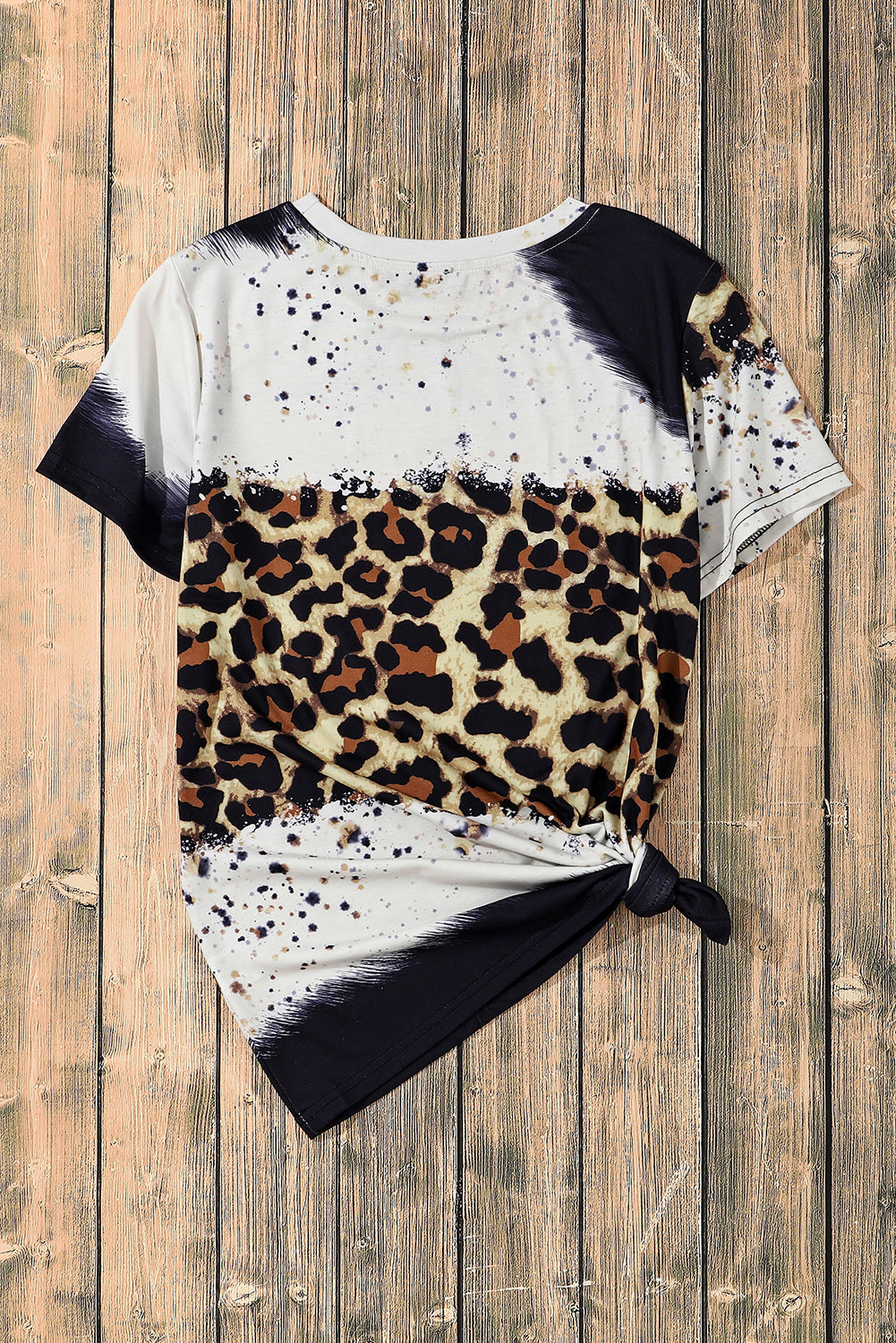 Leopard Tie Dye Leopard OX Head Western Fashion Graphic Tee Graphic Tees JT's Designer Fashion