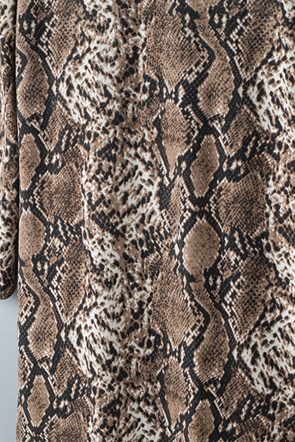 Snake Print Long Cardigan Sweaters & Cardigans JT's Designer Fashion