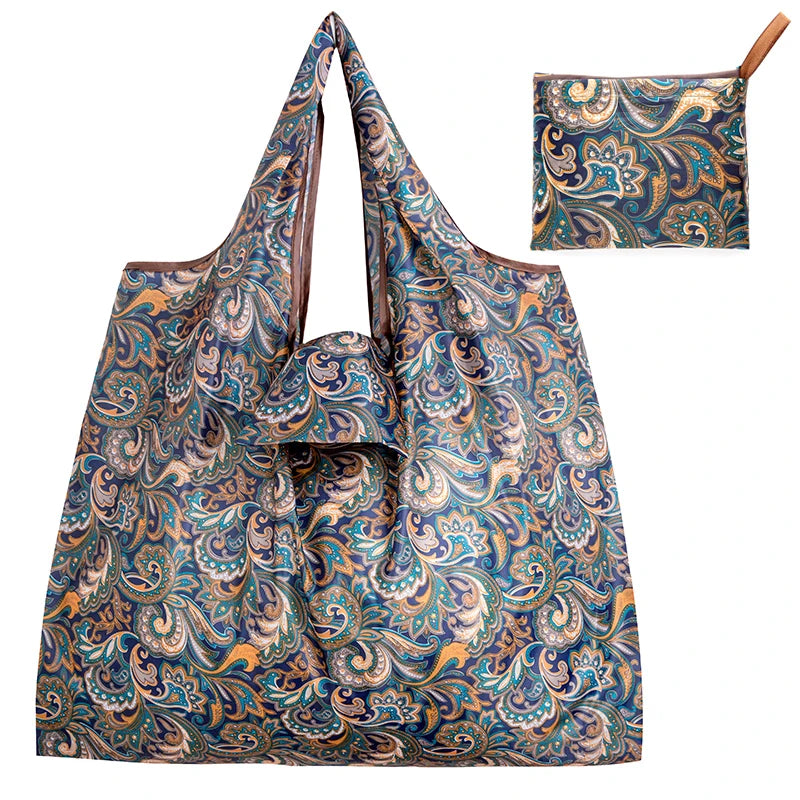Cute Print Large Eco Tote Bags DFBE Shoulder Bags JT's Designer Fashion