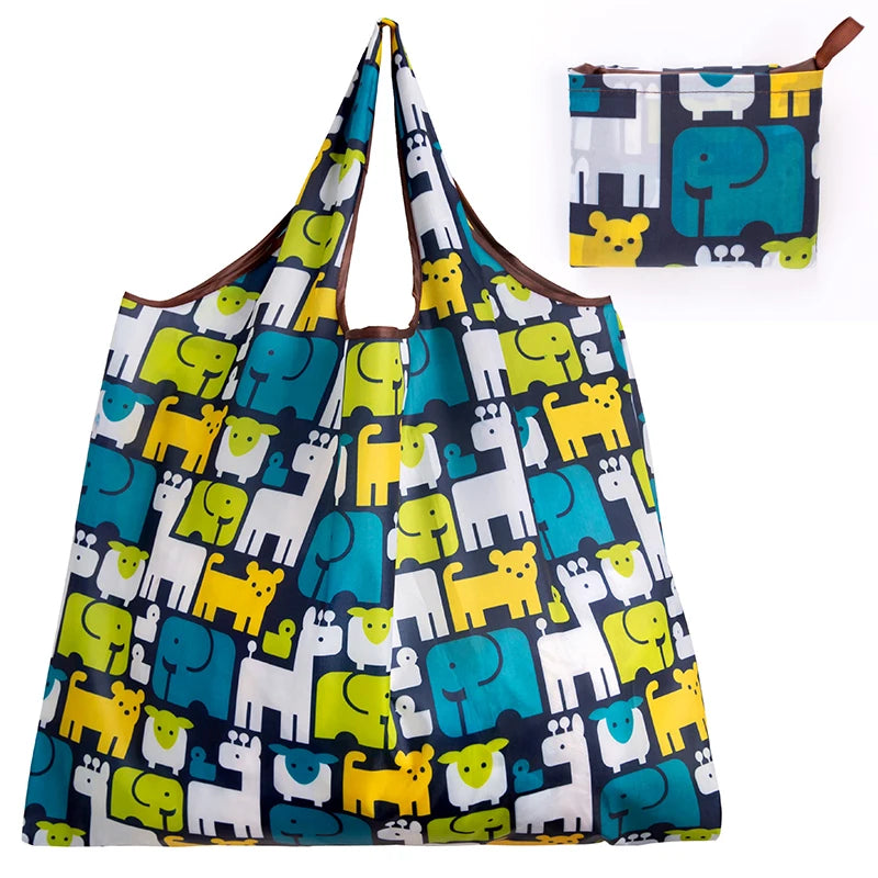 Cute Print Large Eco Tote Bags DFBdaxiang Shoulder Bags JT's Designer Fashion