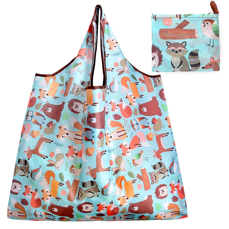 Cute Print Large Eco Tote Bags DFBlansehuli Shoulder Bags JT's Designer Fashion