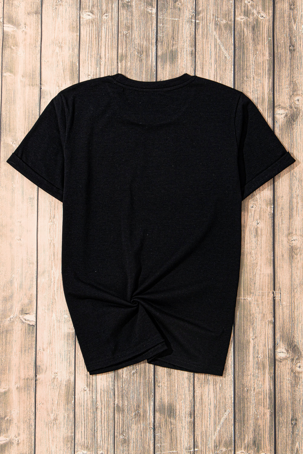 Black Sequin Bow Ribbon Graphic T Shirt Graphic Tees JT's Designer Fashion