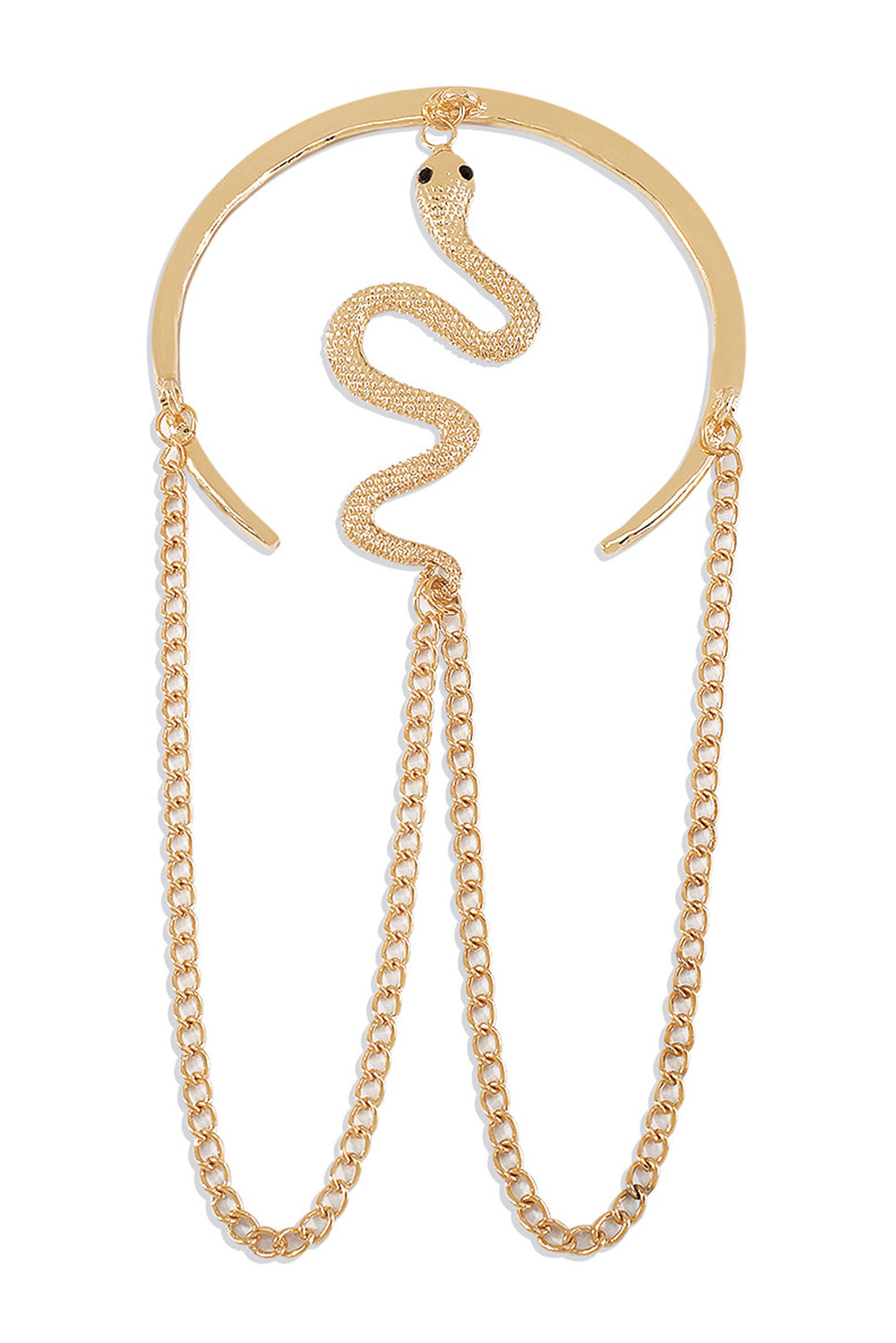 Gold Chain Diamond Snake Pendant Armband Jewelry JT's Designer Fashion