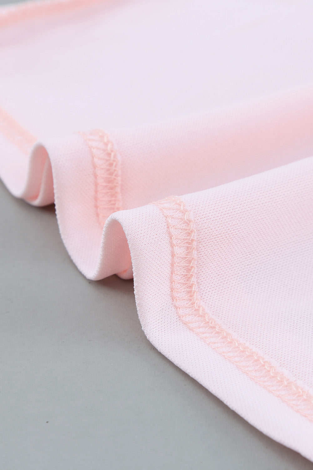 Blush Pink Ruffled Sleeve Swiss Dot T-shirts Family T-shirts JT's Designer Fashion