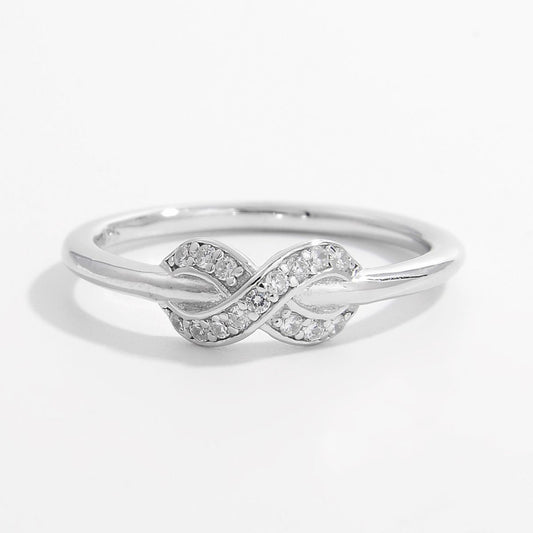 925 Sterling Silver Zircon Geometric Ring Silver Jewelry JT's Designer Fashion