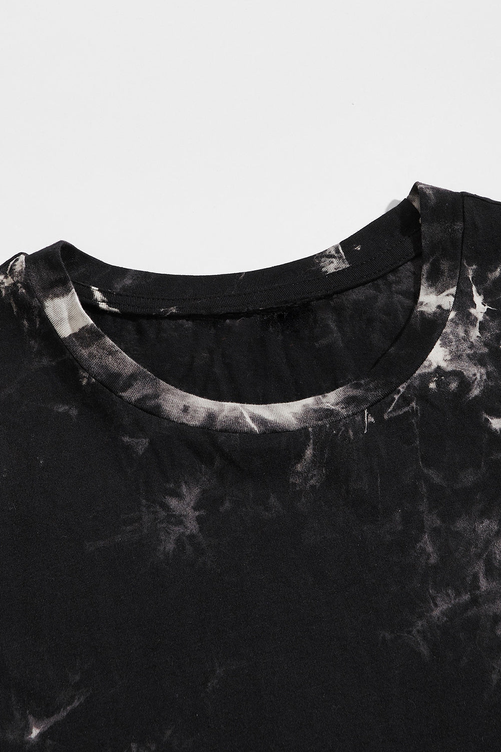 Black Love Tie Dye Print Slim-fit Short Sleeve Men's T-shirt Men's Tops JT's Designer Fashion