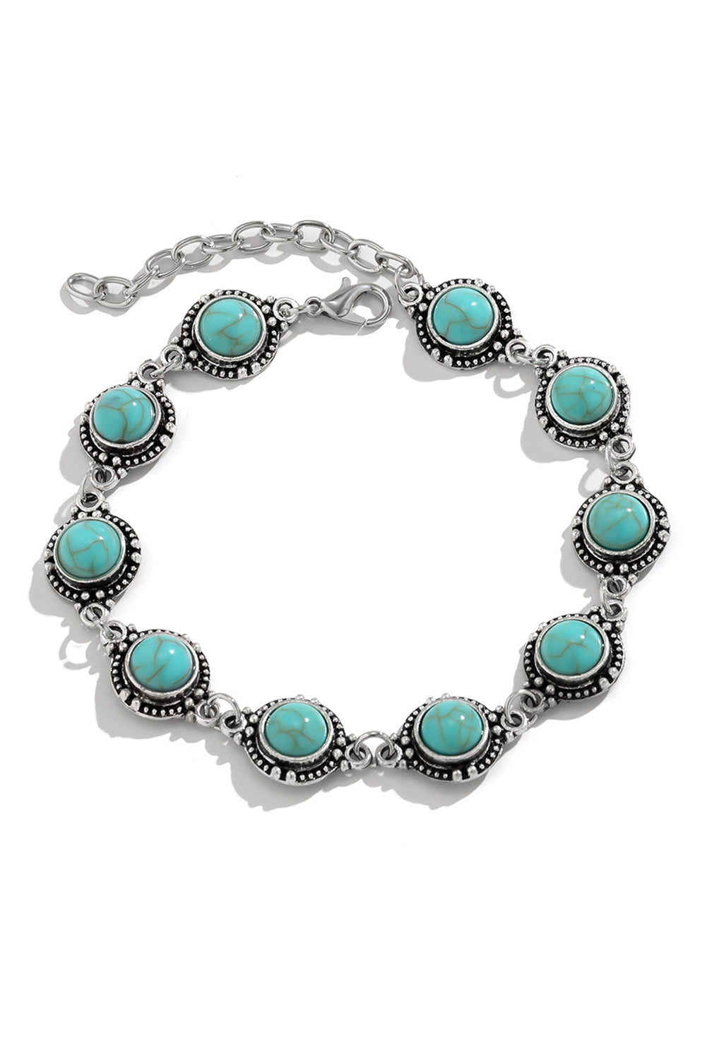 Mint Green Bohemia Natural Turquoise Anklet Jewelry JT's Designer Fashion