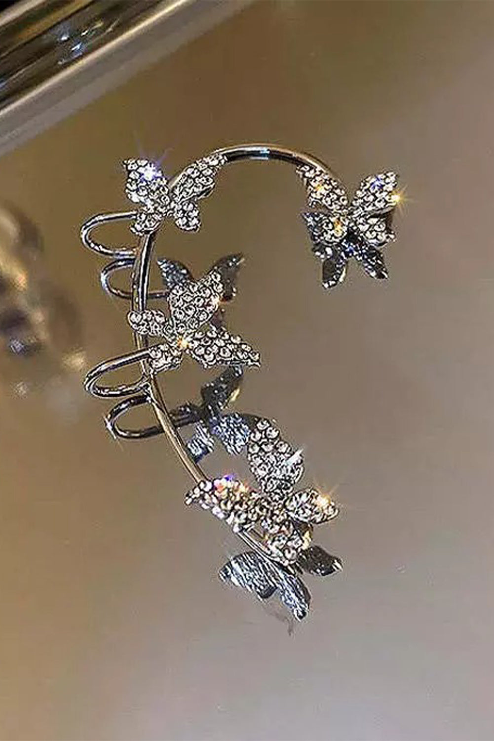 Butterfly Cuff Clip Earrings Jewelry JT's Designer Fashion