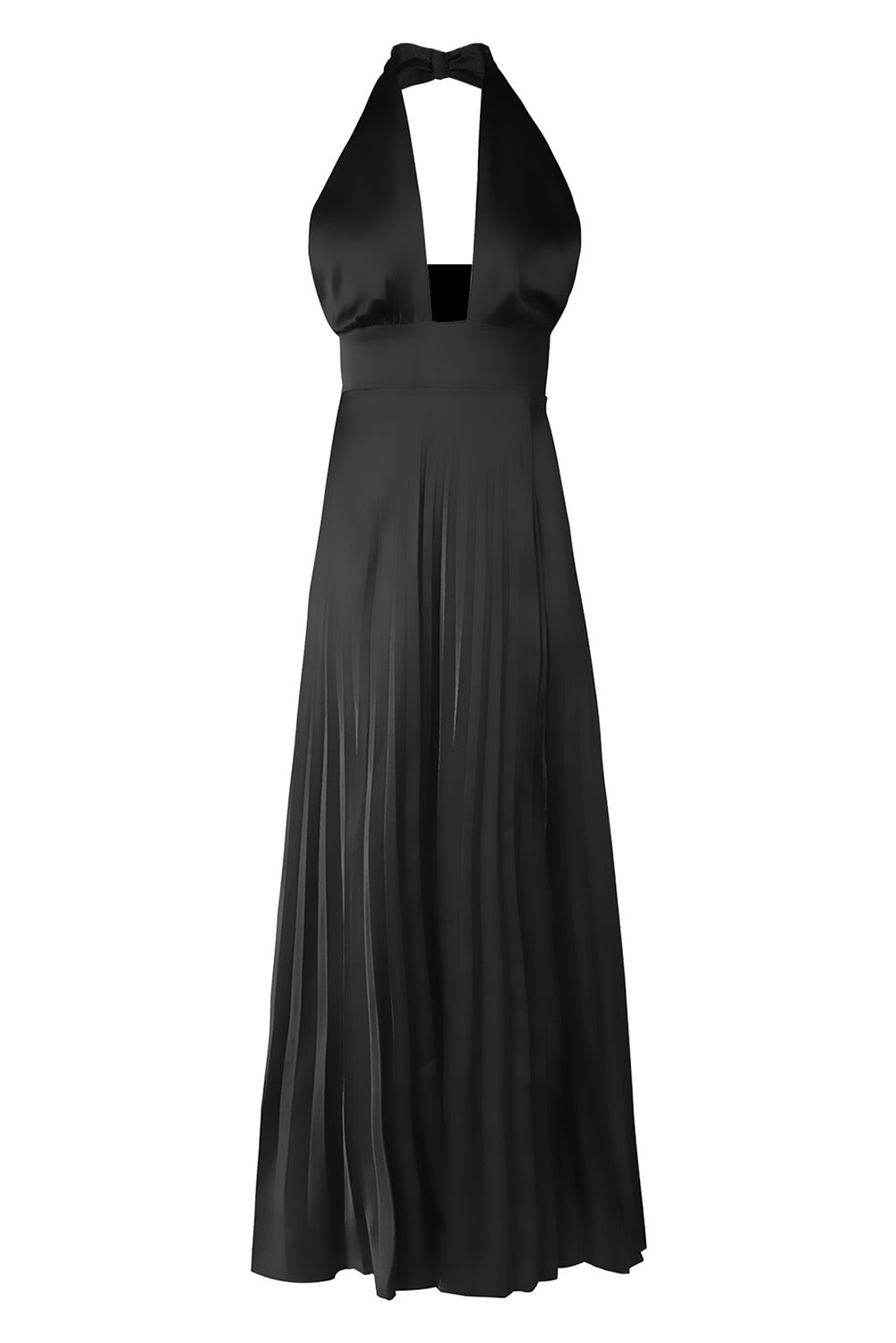 Black Criss Cross Backless Thigh High Split Prom Maxi Dress Maxi Dresses JT's Designer Fashion