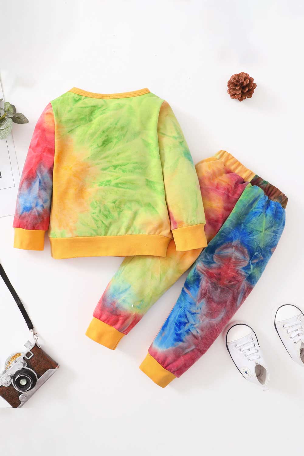 Kids Tie-Dye Top and Joggers Set Kids Sets JT's Designer Fashion