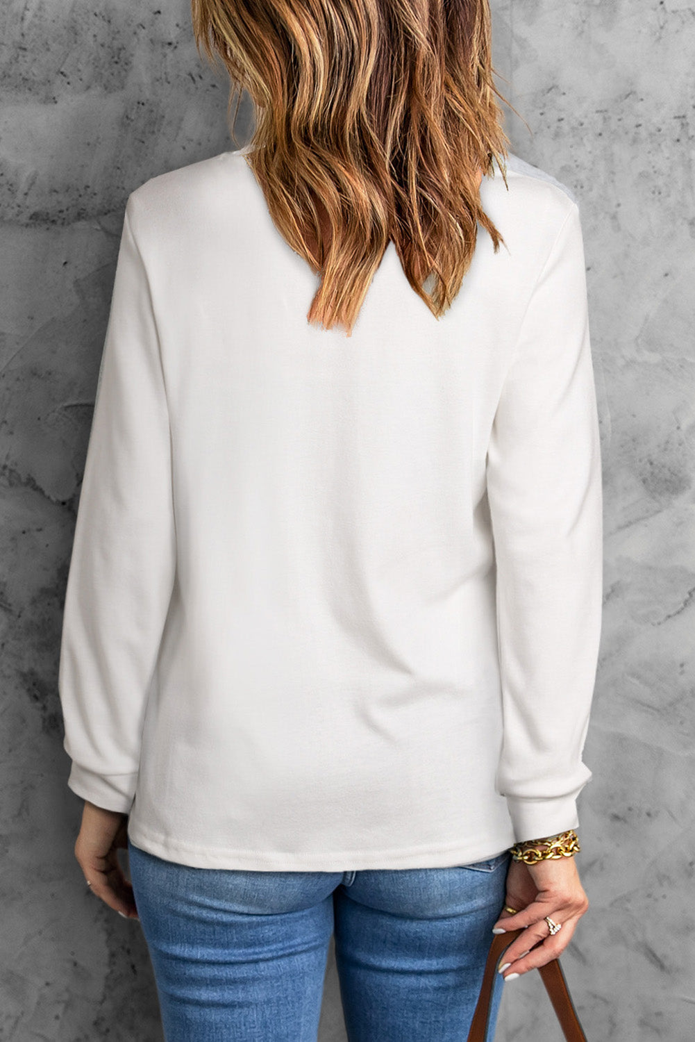 LOVE YOU MEAN IT Crewneck Long Sleeve Sweatshirt Graphic Sweatshirts JT's Designer Fashion