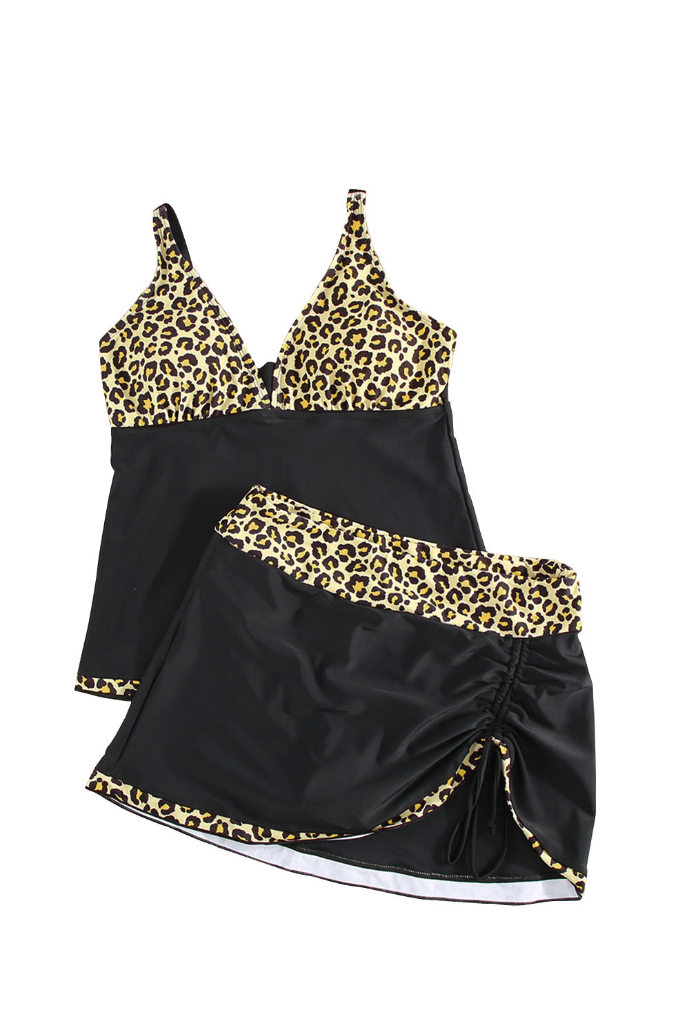 Sexy Leopard Splicing Camisole Tankini Tankinis JT's Designer Fashion