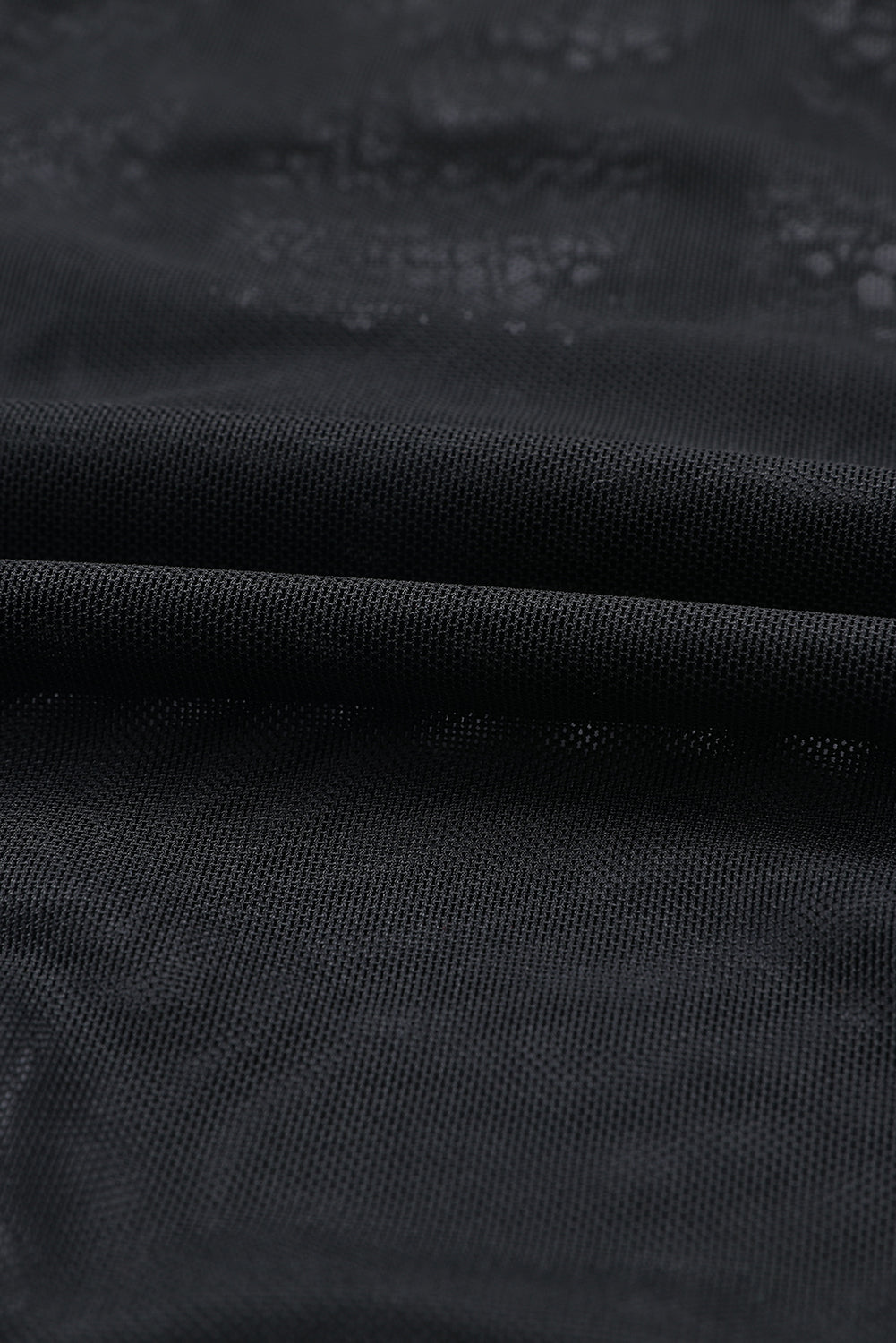Black Spaghetti Straps Lace Panel Bodysuit Bodysuits JT's Designer Fashion