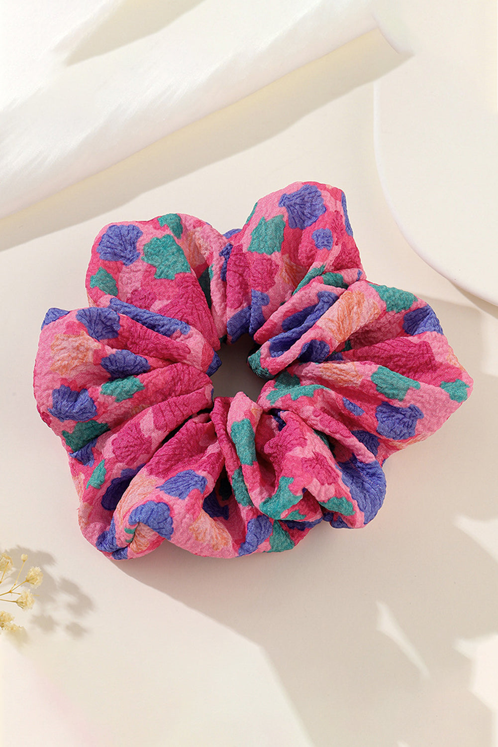 Rose Spotted Floral Scrunchie Jewelry JT's Designer Fashion