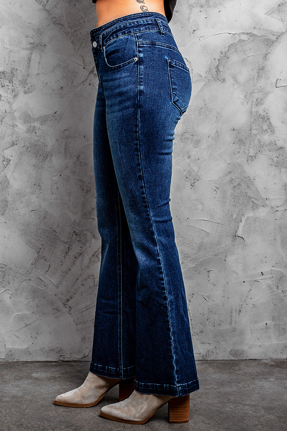 High Rise Flared Jeans Jeans JT's Designer Fashion