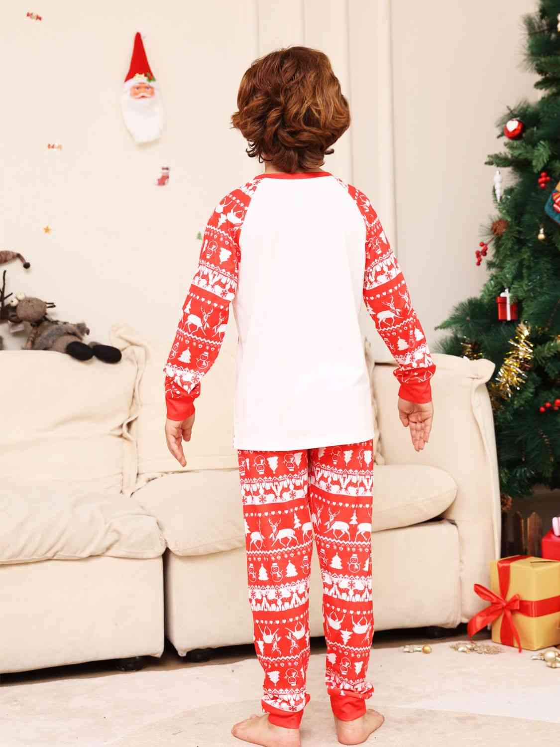 Christmas Long Sleeve Top and Pants Set Family Sets JT's Designer Fashion
