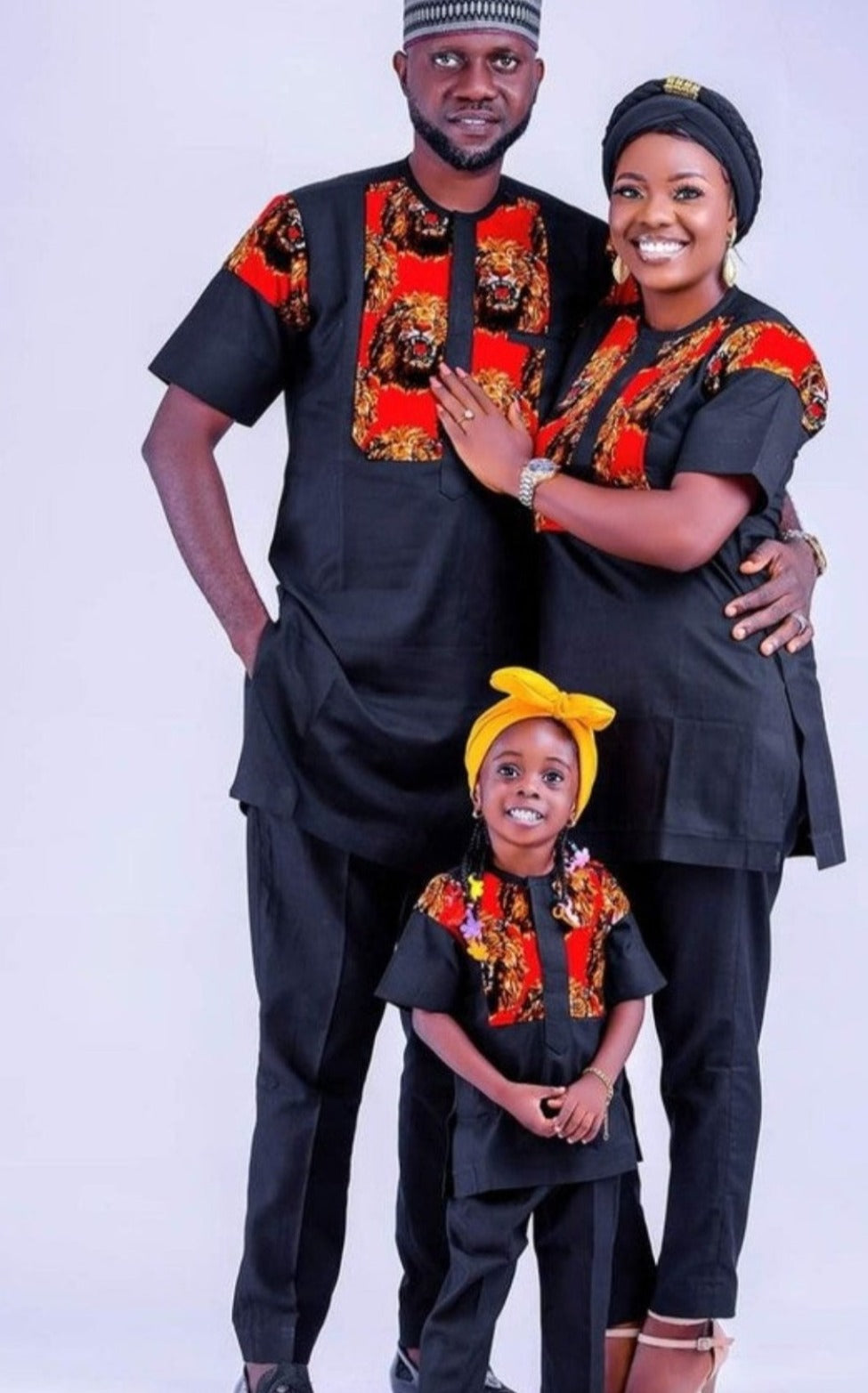 Stunning Two Piece African Family Sets JT's Designer Fashion