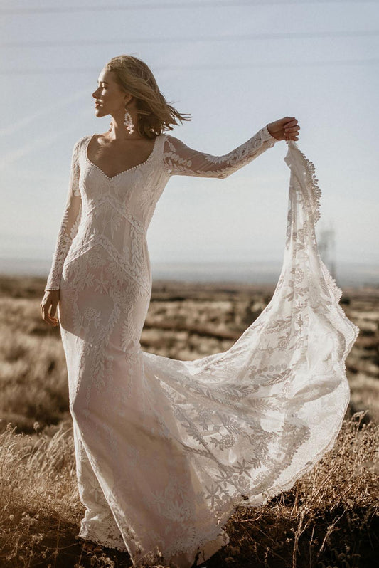 White Open Back Lace Prom Dress White 95%Polyester+5%Spandex Evening Dresses JT's Designer Fashion