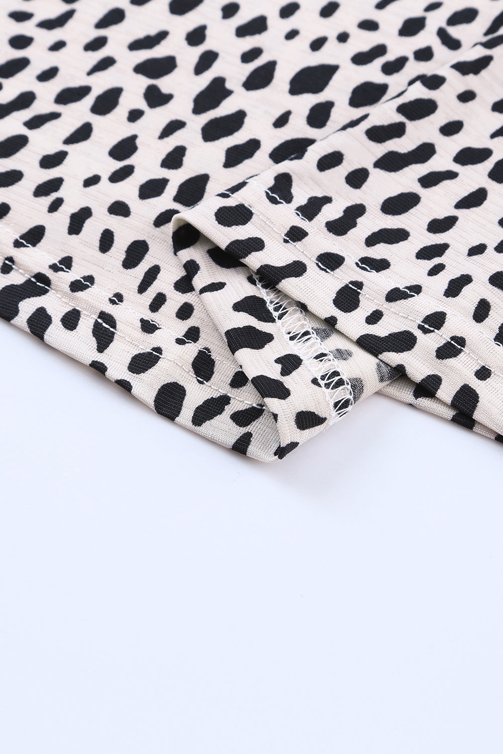 Leopard Print Round Neck Tank Top Tank Tops JT's Designer Fashion