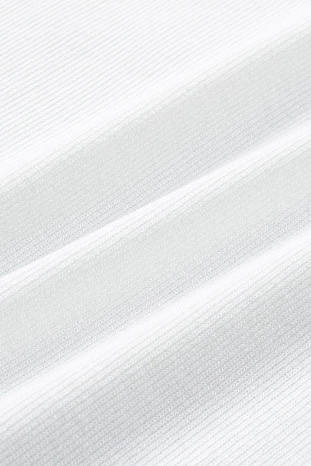 White Ribbed Knit Skinny Square Neck Tank Top Tank Tops JT's Designer Fashion