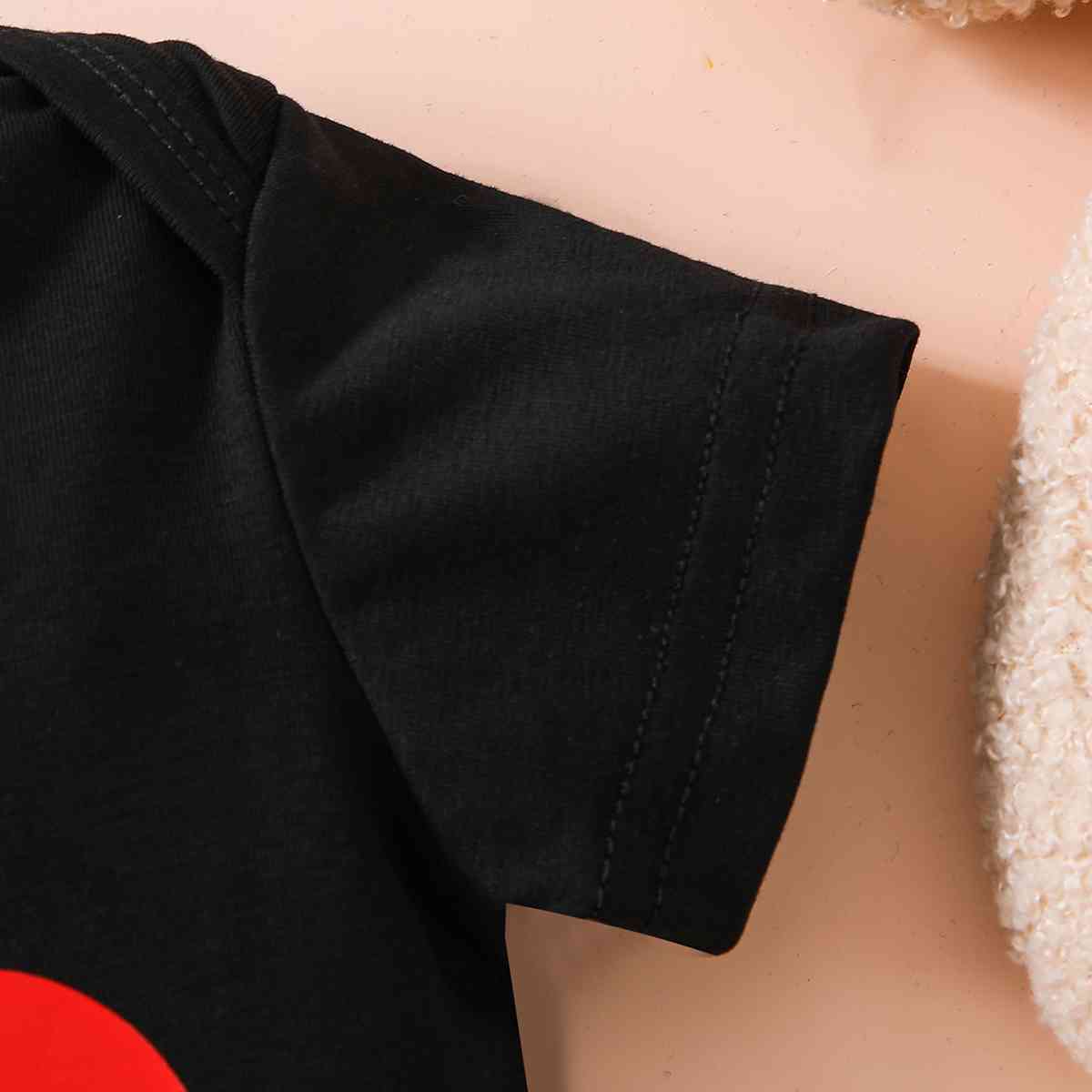 Baby Bear Graphic Short Sleeve Bodysuit Baby JT's Designer Fashion