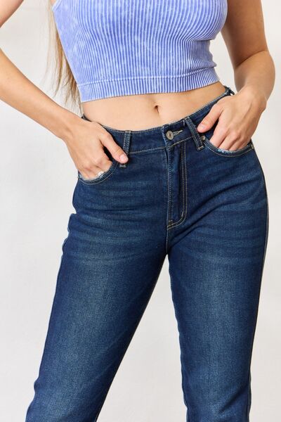 Kancan Full Size Slim Bootcut Jeans Jeans JT's Designer Fashion