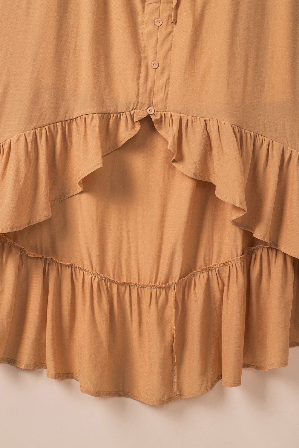Apricot Glaze High Low Off The Shoulder Maxi Dress Maxi Dresses JT's Designer Fashion