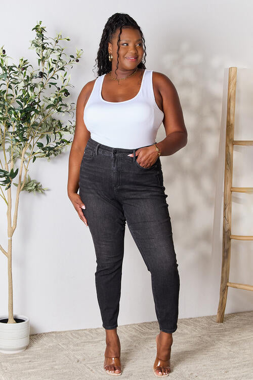 Judy Blue Full Size Tummy Control High Waist Denim Jeans Jeans JT's Designer Fashion