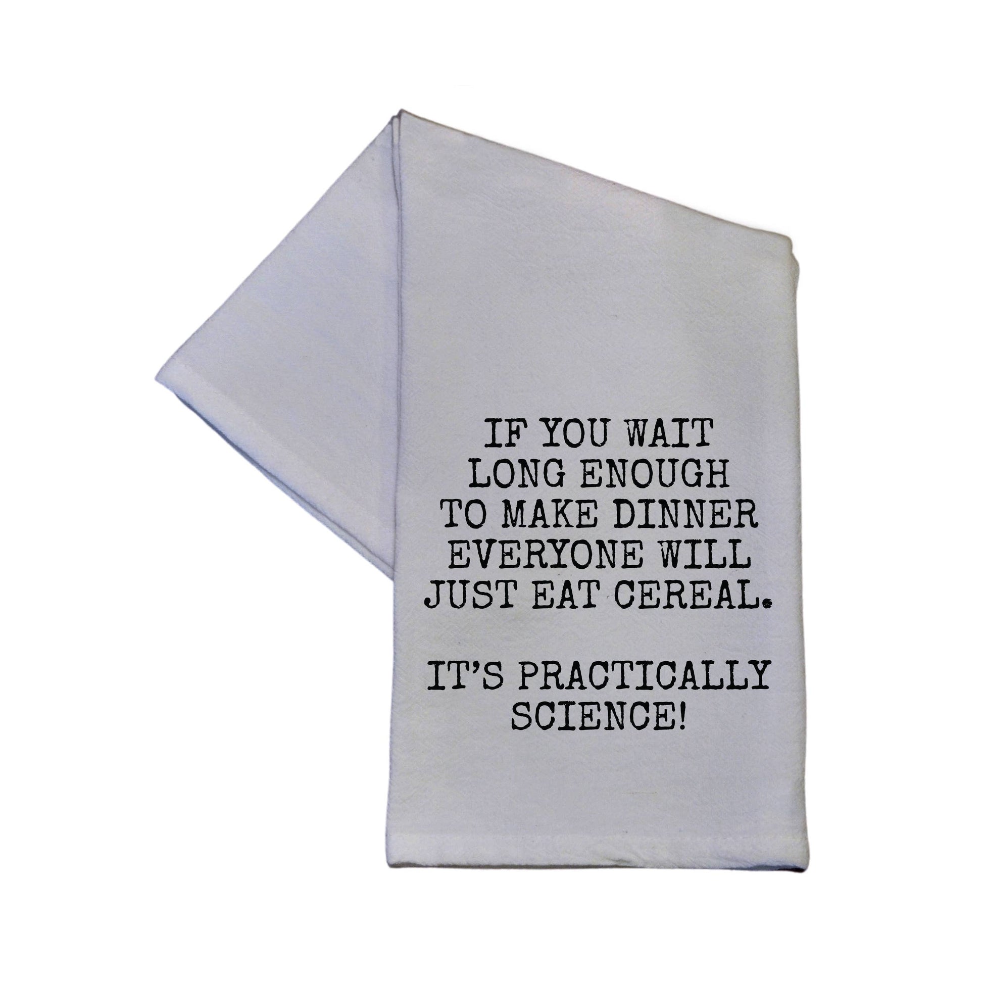 It's Practically Science Funny Dish Towel 16x24 JT's Designer Fashion