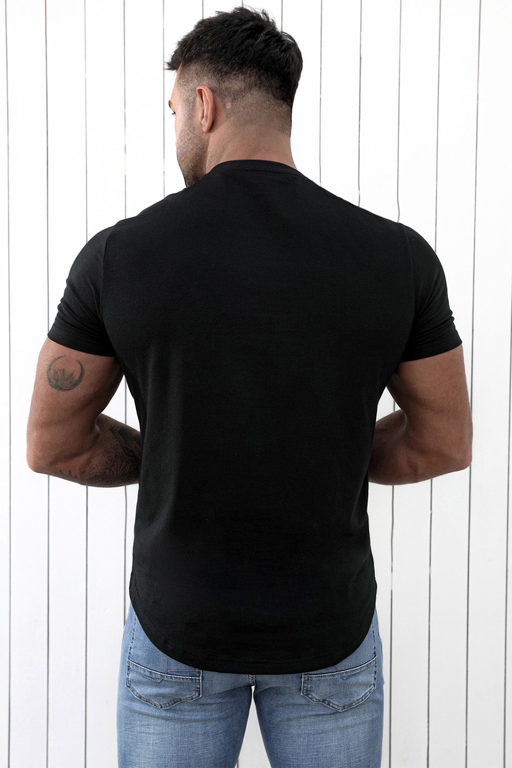 Black It's In My DNA Basketball Print Short Sleeve Men's T Shirt Men's Tops JT's Designer Fashion