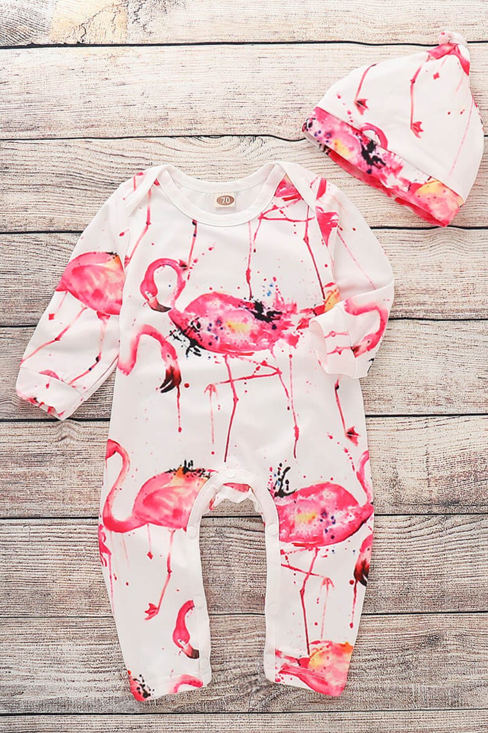 Baby Animal Print Round Neck Jumpsuit Baby JT's Designer Fashion