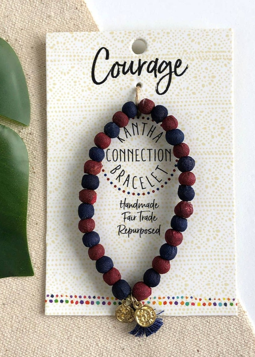 Kantha Connection Bracelet - Courage Bracelet JT's Designer Fashion