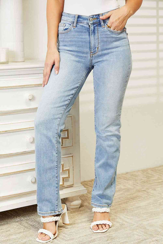 Judy Blue Full Size High Waist Jeans Light Jeans JT's Designer Fashion