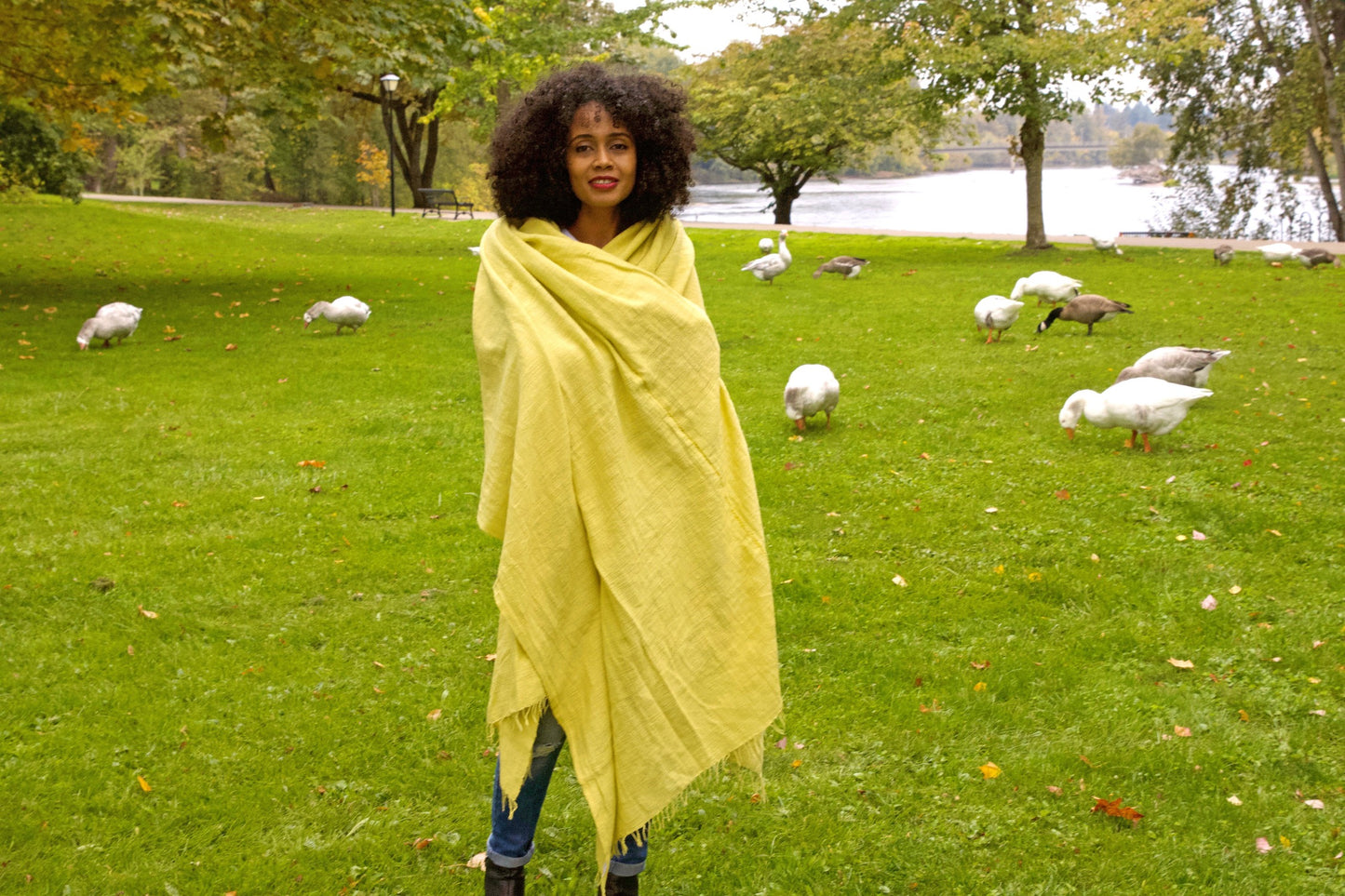 African Handspun Gabi Textile Scarves JT's Designer Fashion